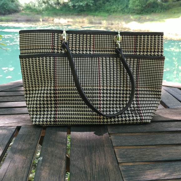 Ralph Lauren Handbags - Ralph Lauren Houndstooth Purse